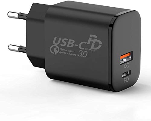 Schnellladegerät Dualport USB C Fast Charger Adapter für iPhone 14 13 12 11 Xs Max Samsung Galaxy S23 S22 S21 A54 A53 A34 A33 A14 Google Pixel 7 6 5 Xiaomi Mi 12 11 10 Redmi Note 12 11 10 von TELEFONMAX