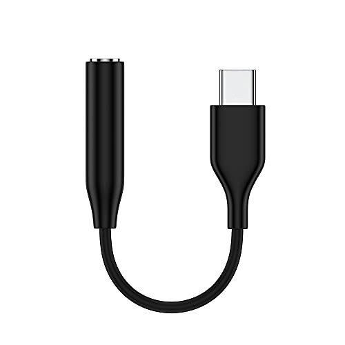 TELEFONMAX USB-C auf 3,5 mm Kopfhörer Adapter, USB C Klinke Adapter kompatibel mit Samsung S21/S21 Ultra/S20/Note 20/A52/Xiaomi Mi 11 10 9 Google Pixel 5 5XL 4a 4, Huawei P30/P20, für iPad Pro 2021 von TELEFONMAX