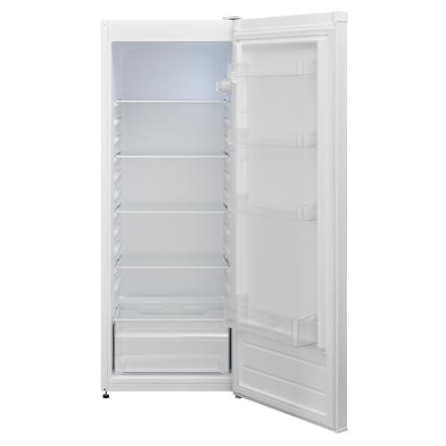 TELEFUNKEN Kühlschrank ohne Gefrierfach 255 Liter | Standkühlschrank groß | Vollraumkühlschrank freistehend mit Gemüsefach | LED-Beleuchtung | Türanschlag wechselbar | KTFK265EW2 weiß von TELEFUNKEN