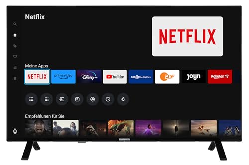 Telefunken Fernseher 43 Zoll Smart TV powered by TiVo (4K UHD, HDR Dolby Vision, Dolby Atmos, Triple-Tuner, 6 Monate HD+ inkl.) XU43TO750S von TELEFUNKEN