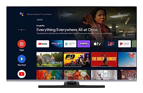 Telefunken Android TV 50 Zoll QLED Fernseher (4K UHD Smart TV, HDR Dolby Vision, Triple-Tuner, Dolby Atmos) QU50AN900M von TELEFUNKEN