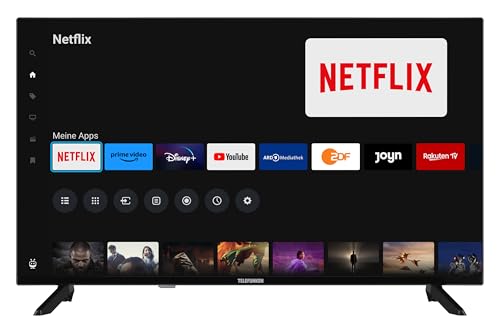 Telefunken Fernseher 32 Zoll Smart TV Powered by TiVo (Full HD, HDR, Triple-Tuner, HD+ 6 Monate inkl.) D32F751X7CW von TELEFUNKEN