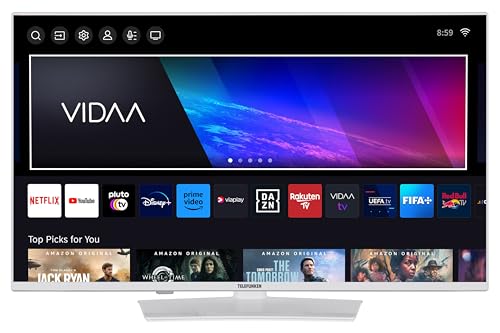 Telefunken Fernseher 40 Zoll Smart TV VIDAA XF40VP750M-W Full HD Fernseher, HDR TV mit integriertem Triple-Tuner, LED TV weiß Telefunken Fernseher 40 Zoll Smart TV VIDAA XF40VP750M-W Full HD Fernseher, HDR TV mit integriertem Triple-Tuner, LED TV weiß von TELEFUNKEN