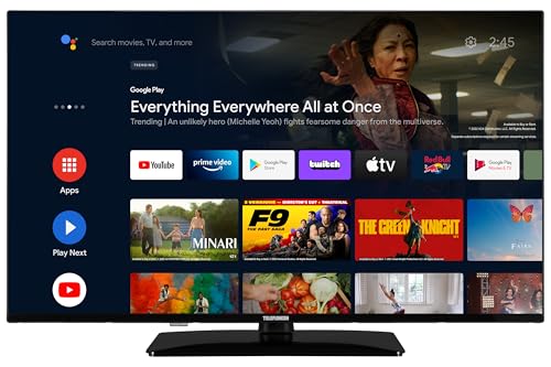 Telefunken Fernseher 43 Zoll Android Smart TV (4K UHD, HDR, Triple-Tuner, Bluetooth, Dolby Atmos) D43U750X2CWI von TELEFUNKEN