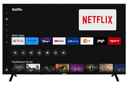 Telefunken Fernseher 65 Zoll Smart TV powered by TiVo (4K UHD, HDR Dolby Vision, Dolby Atmos, Triple-Tuner, 6 Monate HD+ inkl.) XU65TO750S von TELEFUNKEN