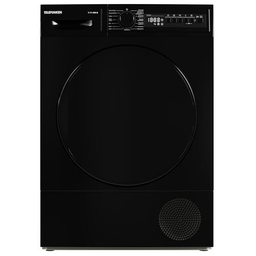 Telefunken Kondenstrockner T-11-400-B / 7 kg / 15 Programme/Startzeitvorwahl/Knitterschutz und reversible Trommelbewegungen/Schwarz Telefunken Kondenstrockner T-11-400-B / 7 kg / 15 Programme/Startzeitvorwahl/Knitterschutz und reversible Trommelbewegungen/Schwarz von TELEFUNKEN