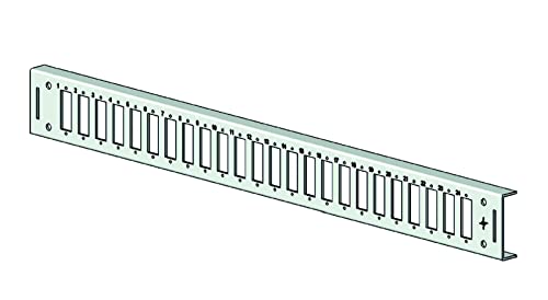 TELEGÄRTNER H02025A0406 LWL-Frontplatte 1 HE für 24 SC-Duplex/LC-Quad-Kupplungen von TELEGARTNER