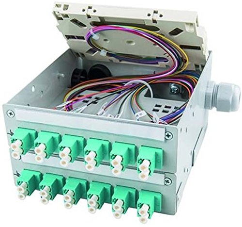 TELEGÄRTNER H82050K0101 STX Tragschienen Verteiler 12x Stecker-Duplex von TELEGARTNER