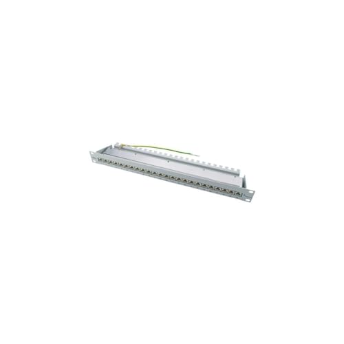 TELEGÄRTNER J02023S0050 Patch Panel Kat.6A (tief), 24xRJ45 schwarz von TELEGARTNER