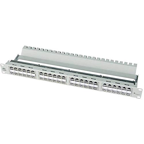 TELEGÄRTNER J02024A0007 Durchfhrungspanel Kat.6+, 1HE, 48 Port lichtgrau von TELEGARTNER