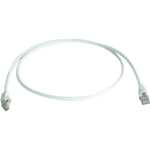 TELEGÄRTNER L00000A0131 Patchkabel Kat.6A (tief), S/FTP, 1m weiß von TELEGARTNER