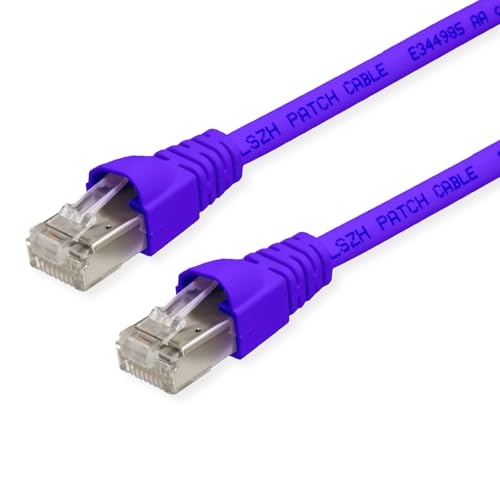 TELEGÄRTNER L00002A0195 Patchkabel Kat.6A (tief), S/FTP, 3m lila von TELEGARTNER