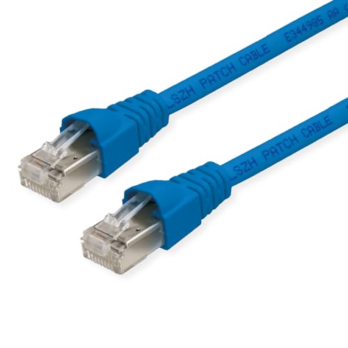 Telegärtner Patch-Kabel (Cat. 6A, F-STP LSZH 5 m) blau von TELEGARTNER