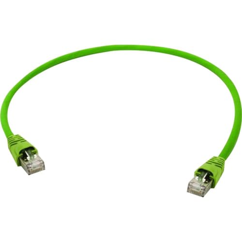 Telegärtner Pure - 1,0 1m Cat7 S/FTP Kabel Cat.7 S/FTP grün (S-STP) Netzwerkkabel - RJ-45 Netzwerkkabel Cat7 S/FTP (S-STP) RJ-45 (1m, grün) von TELEGARTNER