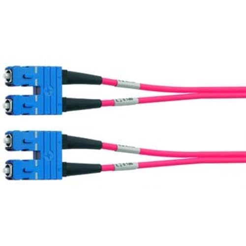 Telegärtner SC/SC, OM4, 2 m 2 m SC SC Silber, Schwarz, Violett LWL-Kabel – Glasfaserkabel, (OM4, 2 m, 2 m, OM4, SC, SC, Silver, Black, Violett) von TELEGARTNER
