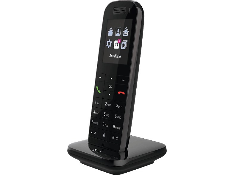 TELEKOM Speedphone 52 Schwarz Schnurloses Telefon von TELEKOM