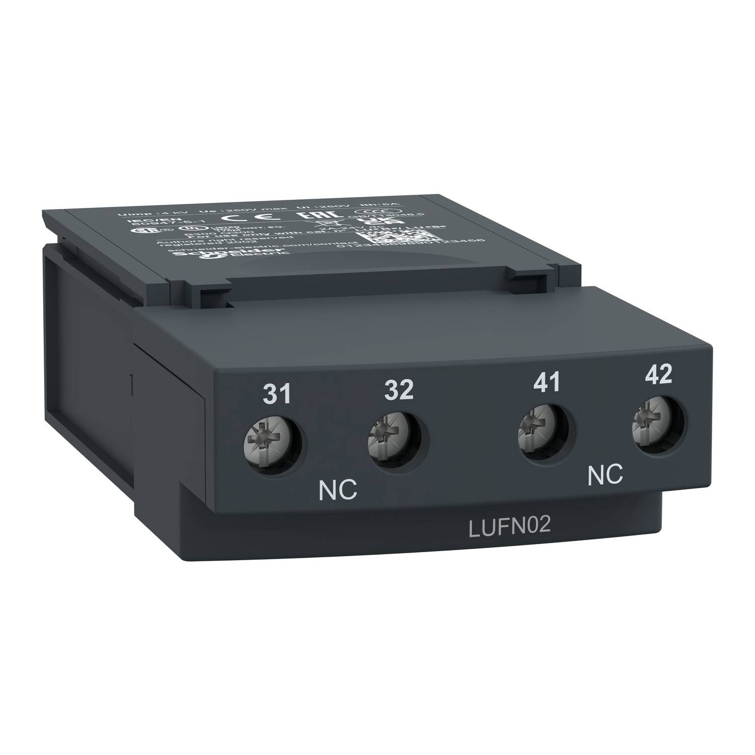 Schneider Hilfsschaltermodul 2Ö LUFN02 f.Schütze Schneider Hilfsschaltermodul 2Ö LUFN02 f.Schütze von SCHNEIDER ELECTRIC GMBH