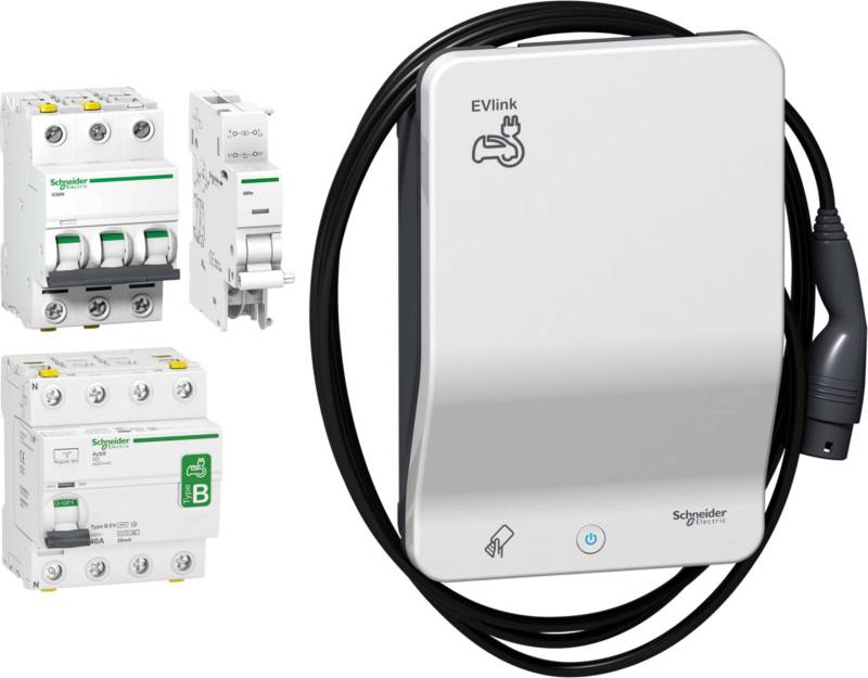 Schneider KITEVB1A22CA Evlink Bundle G4-22kW-Kabel-Schutz von SCHNEIDER ELECTRIC GMBH