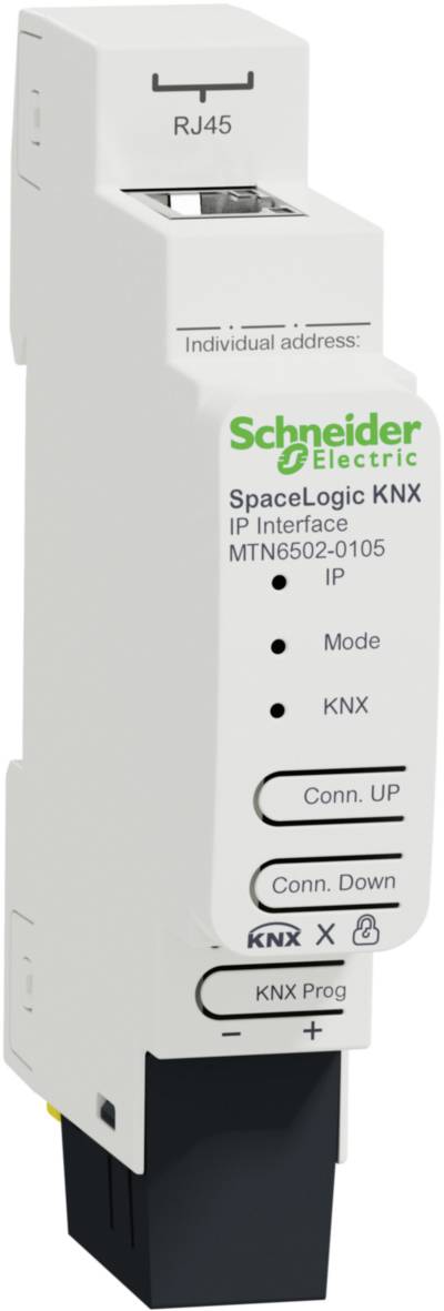 Schneider SpaceLogic KNX MTN6502-0105 IP-Schnittstelle DIN-Schiene Schneider SpaceLogic KNX MTN6502-0105 IP-Schnittstelle DIN-Schiene von SCHNEIDER ELECTRIC GMBH