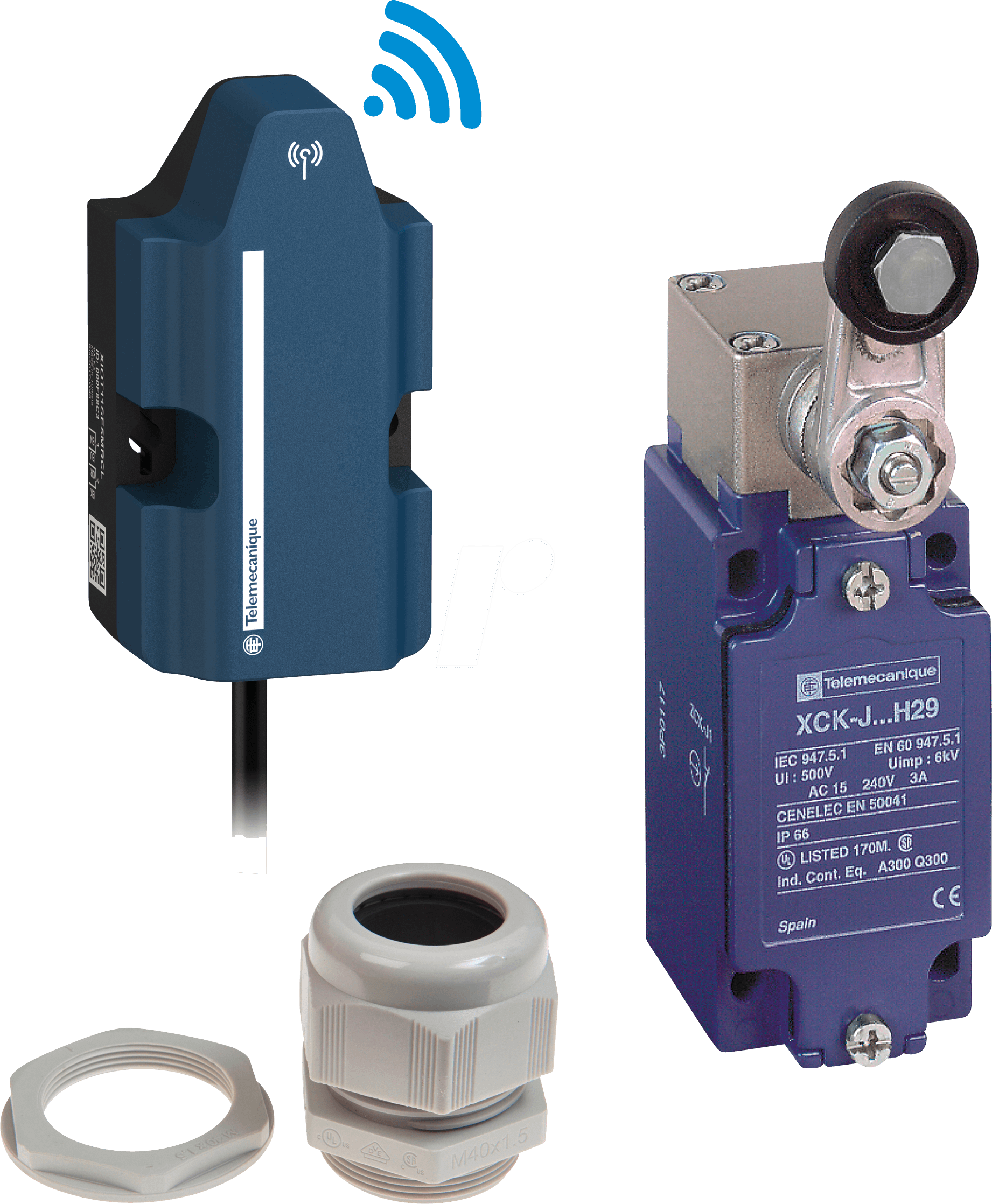 XIOT BUNDLE 1 - Cloud-Sensor + Endschalter Metall, Rollenhebel, Komplett-Set von TELEMECANIQUE SENSORS