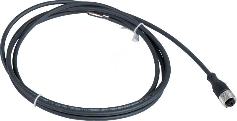 XZCP1141L2 - Kabelverschraubung, M12, 4-pol, gerade mit 2 m Kabel von TELEMECANIQUE SENSORS