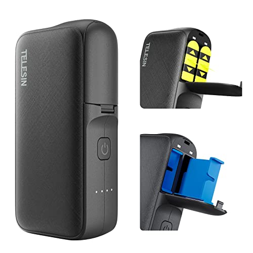 TELESIN 10000mah Power Bank Versorgung Schnellladegerät für GoPro HERO 11 HERO 10 9 8 7 6 5 Action Kameras Multifunktions Tragbare Powerbank Akku-Ladegerät von TELESIN