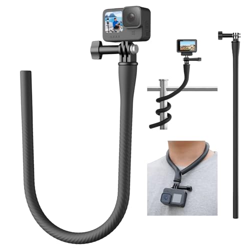 TELESIN Halterung für Flexiblen Selfie-Stick mit Affenschwanz für GoPro Hero 13/12/11/10/9/8/7/6/5/Max/Mini, DJI OSMO Action 5 Pro 4 3 Pocket, Insta 360 X5 X4, AKASO, Monopod, Action-Kamera-Zubehör TELESIN Halterung für Flexiblen Selfie-Stick mit Affenschwanz für GoPro Hero 13/12/11/10/9/8/7/6/5/Max/Mini, DJI OSMO Action 5 Pro 4 3 Pocket, Insta 360 X5 X4, AKASO, Monopod, Action-Kamera-Zubehör von TELESIN