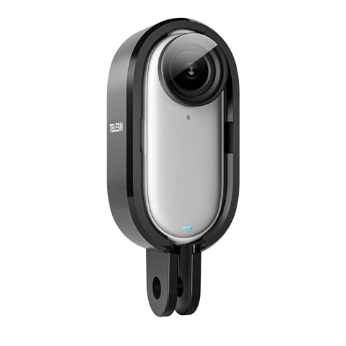 TELESIN Insta360 GO 3 Action-Kamera, Stativ-Montageadapter, Kunststoffrahmen, Montage-Schutzhülle, kompatibel mit Insta360 Zubehör von TELESIN
