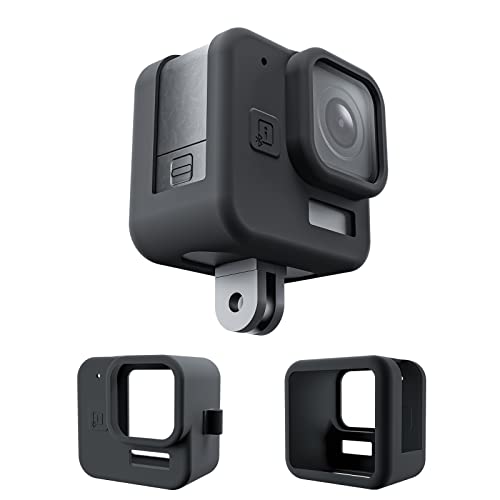 TELESIN Silikon Schutzhülle für GoPro Hero 11 Mini, Kamerahülle Protective Case Schutz Case Kompatibel mit GoPro 11 Mini Black Zubehör von TELESIN