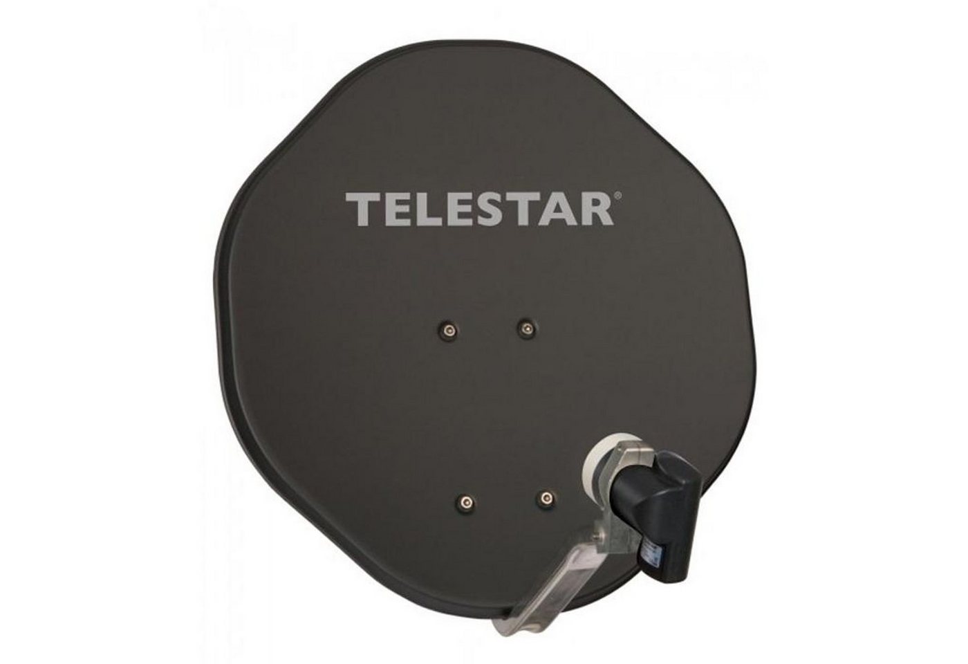TELESTAR ALURAPID 45 cm Aluminium Sat-Schüssel SKYSINGLE HC LNB schiefergrau SAT-Antenne von TELESTAR