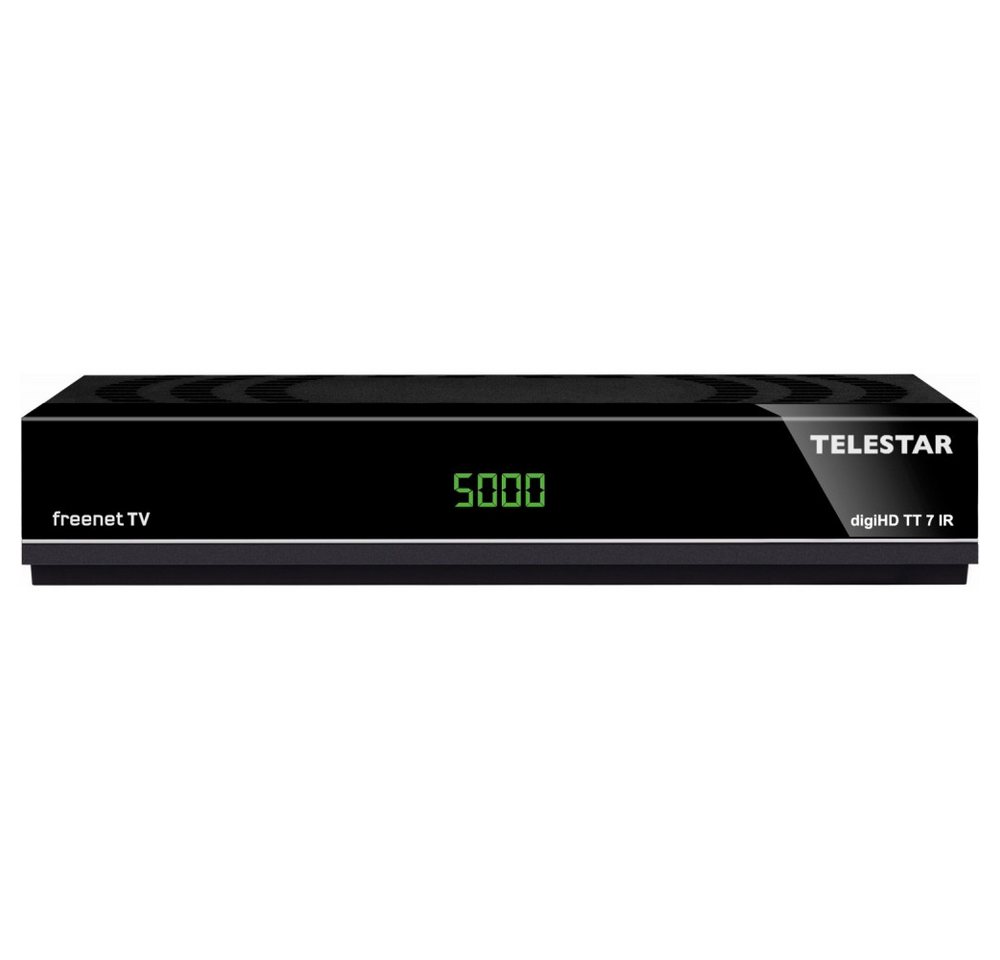 TELESTAR Telestar digiHD TT7 IR DVB-T/-C HDTV Receiver schwarz. SAT-Receiver (Ethernet-Schnittstelle, HDTV Kombireceiver für DVB-T/-C) von TELESTAR
