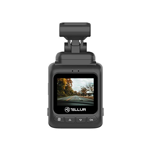 TELLUR Dash Patrol DC1-Autokamera, FullHD 1080P, G-Sensor erkennt Aufprall und startet die Aufnahme, Parküberwachungsfunktion, Schwarz TELLUR Dash Patrol DC1-Autokamera, FullHD 1080P, G-Sensor erkennt Aufprall und startet die Aufnahme, Parküberwachungsfunktion, Schwarz von TELLUR