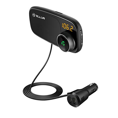 Tellur FM-Transmitter FMT-B6, Bluetooth, magnetisch, Schwarz von TELLUR