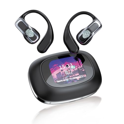TELNP KI Übersetzungs Headset,KI Übersetzungskopfhörer mit berührbarem LCD-Bildschirm für Echtzeitübersetzung von 135 Sprachen,Übersetzungskopfhörer für iOS und Android,Geeignet für Business & Reisen TELNP KI Übersetzungs Headset,KI Übersetzungskopfhörer mit berührbarem LCD-Bildschirm für Echtzeitübersetzung von 135 Sprachen,Übersetzungskopfhörer für iOS und Android,Geeignet für Business & Reisen von TELNP