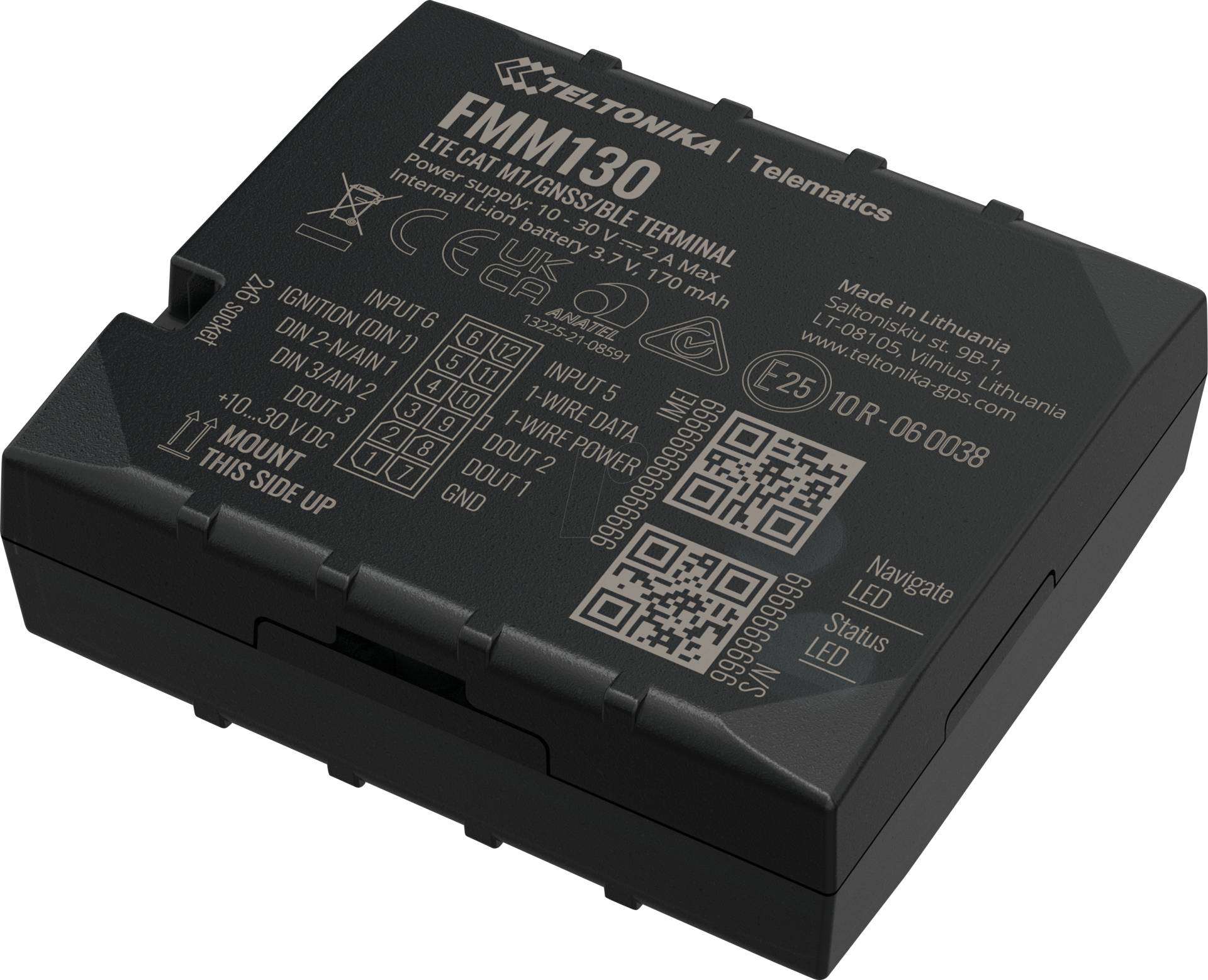 TELTONIKA FMM130 - Terminal-Tracker, LTE, GSM, GNSS, Bluetooth, Backup TELTONIKA FMM130 - Terminal-Tracker, LTE, GSM, GNSS, Bluetooth, Backup von TELTONIKA