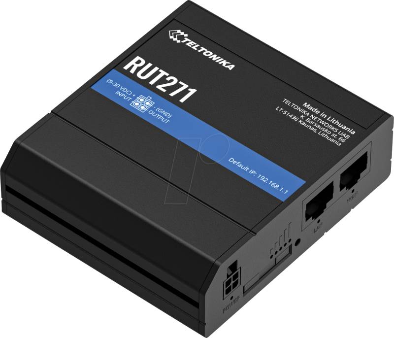 TELTONIKA RUT271 - Industrial 5G Router, WLAN, 4G von TELTONIKA