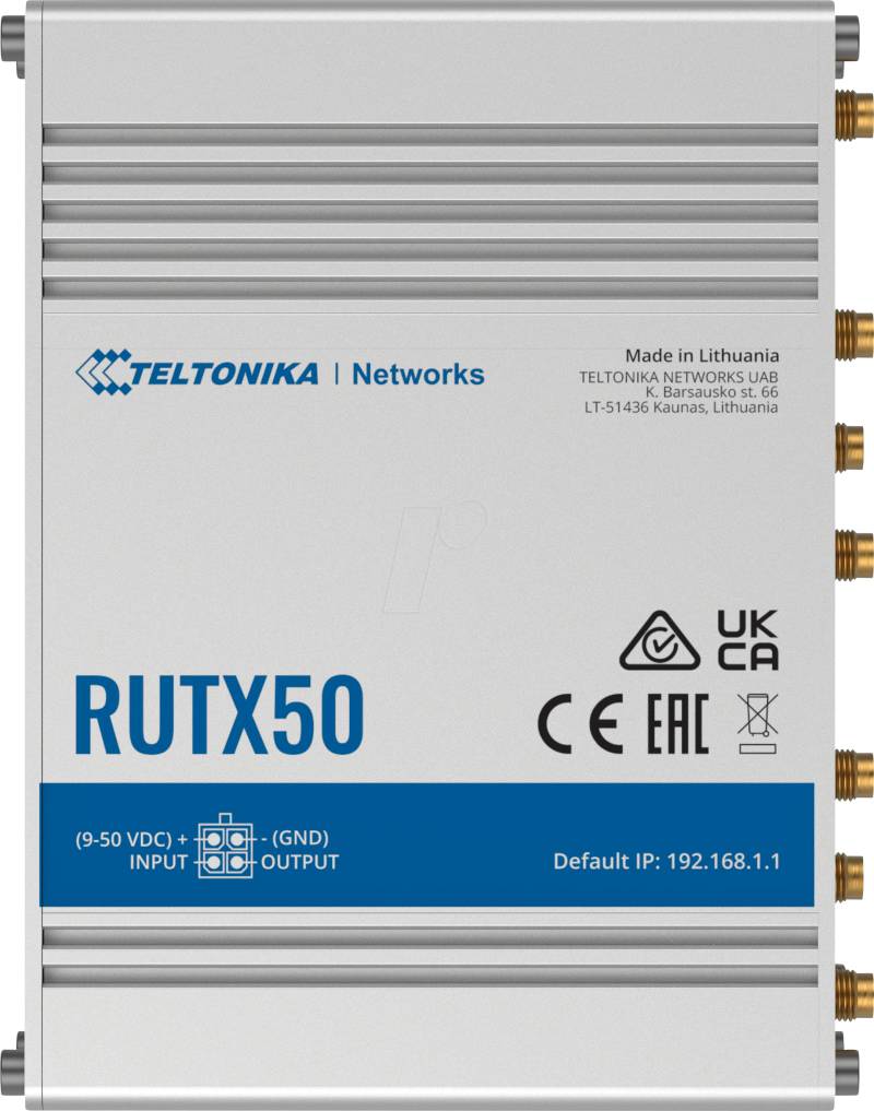 TELTONIKA RUTX50 - Industrial 5G Router von TELTONIKA