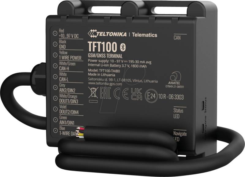 TELTONIKA TFT100 - Terminal-Tracker, GSM, GPRS, GNSS, Bluetooth von TELTONIKA