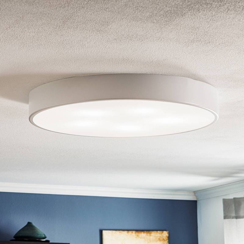 Deckenleuchte Cleo, Ø 60 cm, IP20, weiß, Metall, E27 von TEMAR LIGHTING