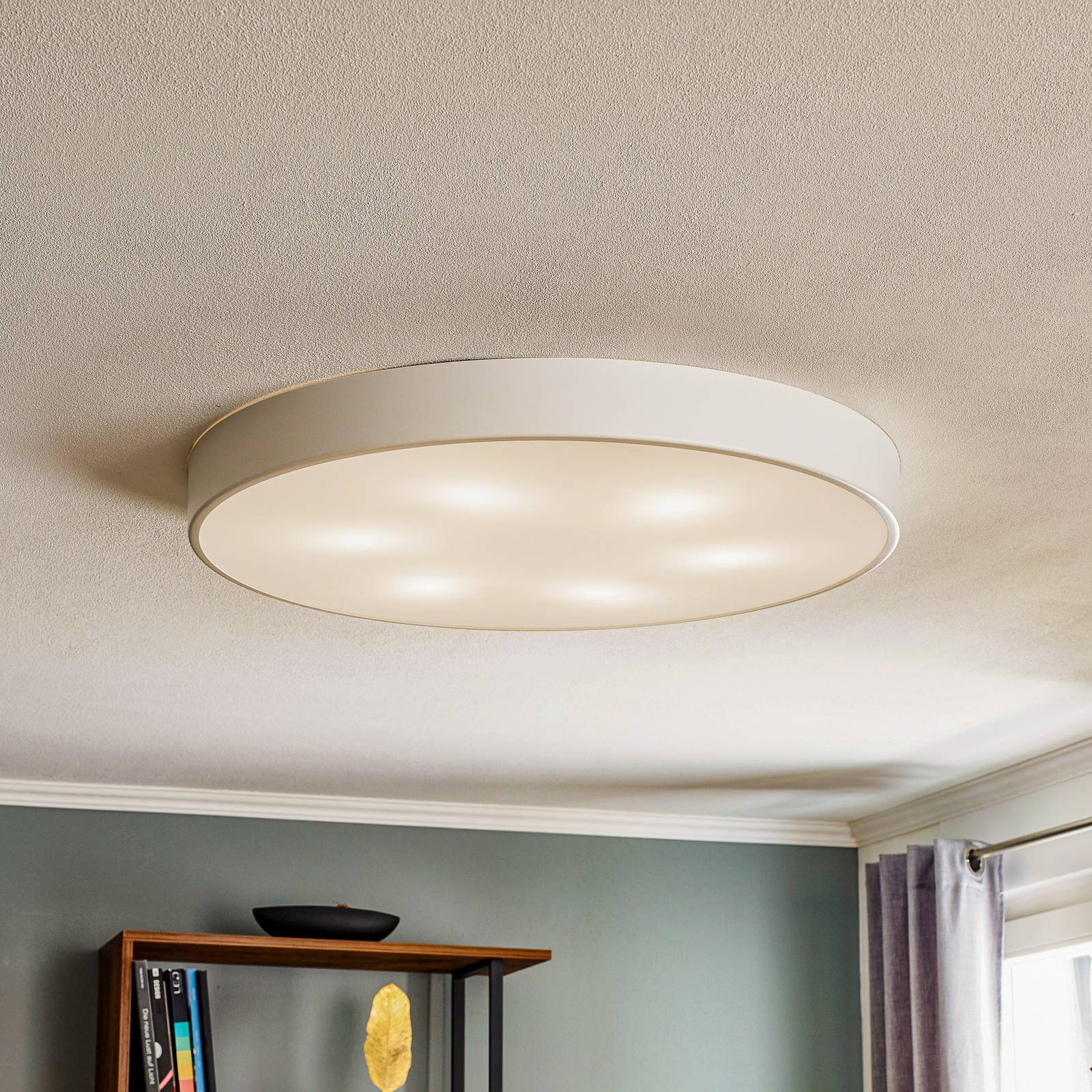 Deckenleuchte Cleo, Ø 78 cm, IP20, weiß, Metall, E27 Deckenleuchte Cleo, Ø 78 cm, IP20, weiß, Metall, E27 von TEMAR LIGHTING