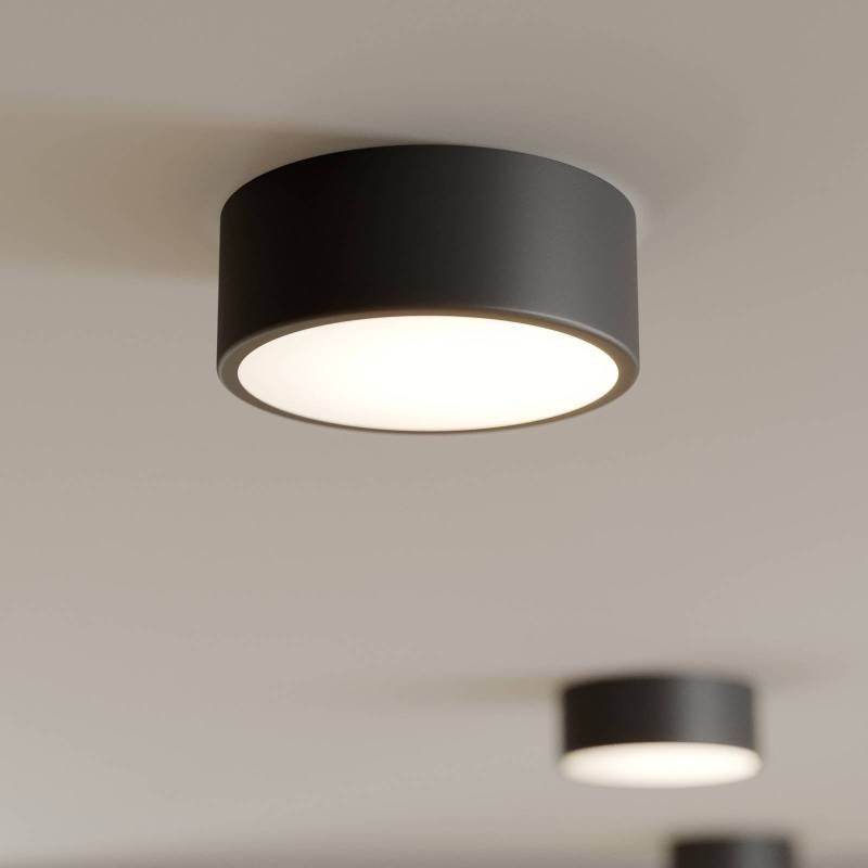 Deckenleuchte Cleo, Ø 20 cm, IP20, schwarz, Metall, E27 von TEMAR LIGHTING