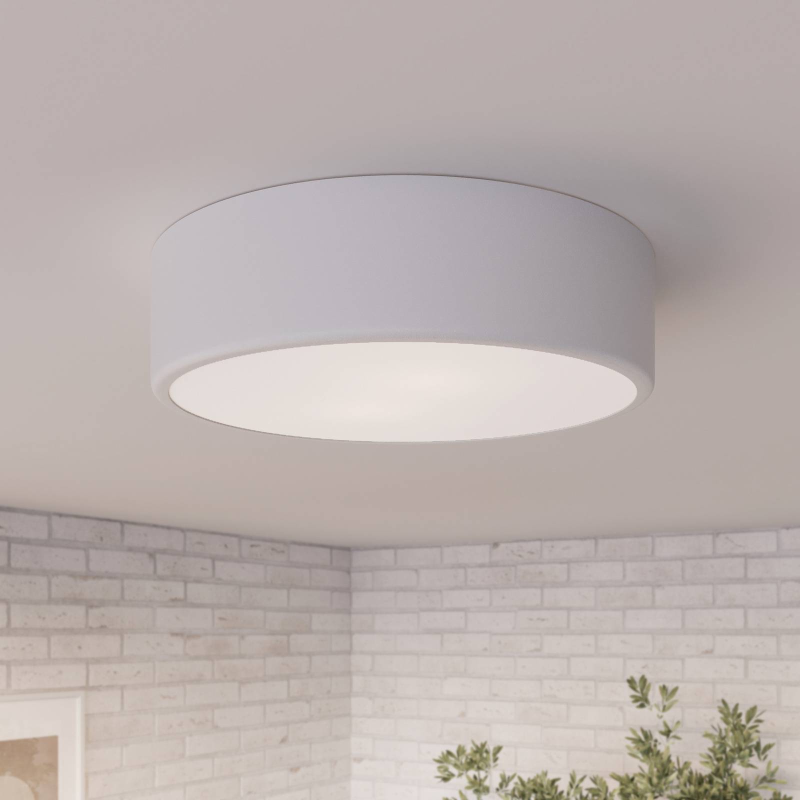 Deckenleuchte Cleo, Ø 30 cm, IP20, weiß, Metall, E27 Deckenleuchte Cleo, Ø 30 cm, IP20, weiß, Metall, E27 von TEMAR LIGHTING