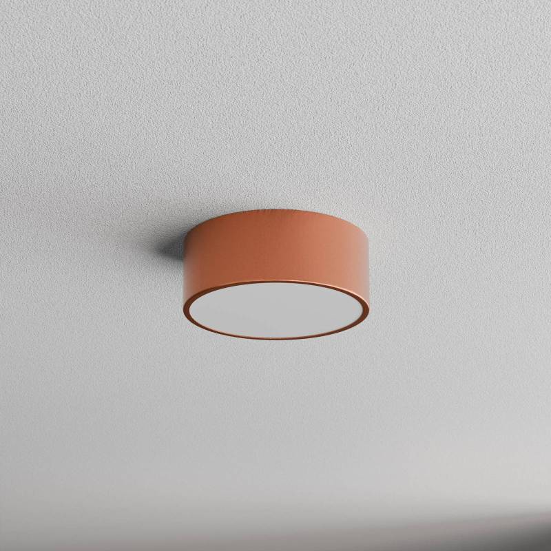 Deckenleuchte Cleo, Ø 20 cm, IP54, kupferfarben, Metall, E27 von TEMAR LIGHTING