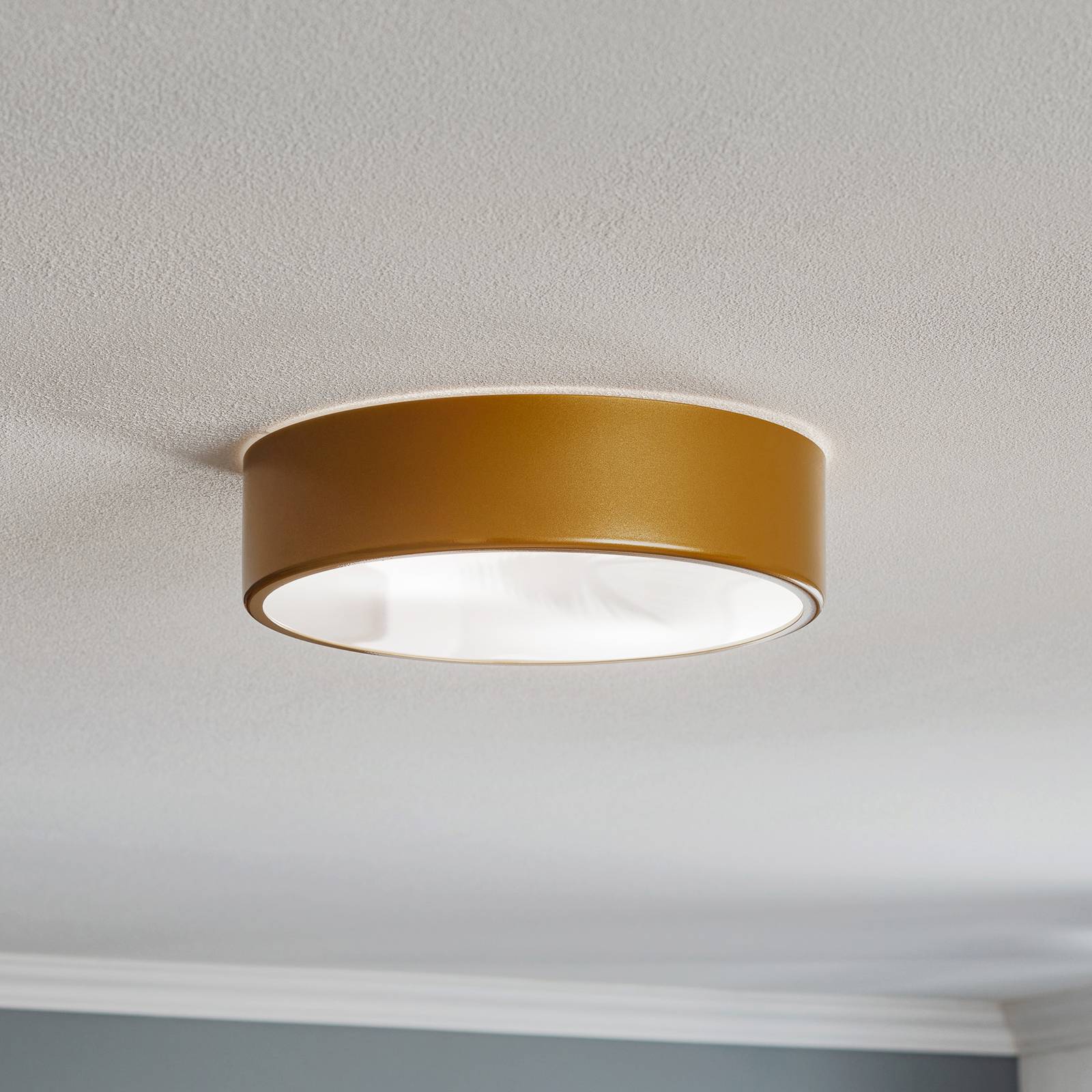 Deckenleuchte Cleo 300, IP54, Ø 30 cm gold von TEMAR LIGHTING