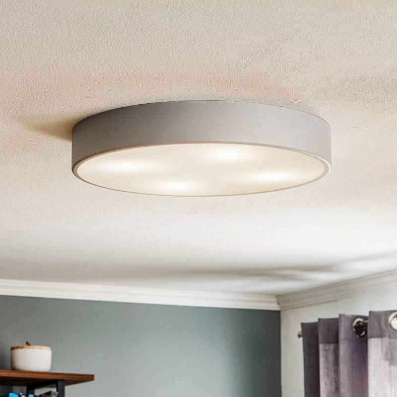 Deckenlampe Cleo 500, grau, Sensor, IP20, Ø 50 cm, Metall von TEMAR LIGHTING