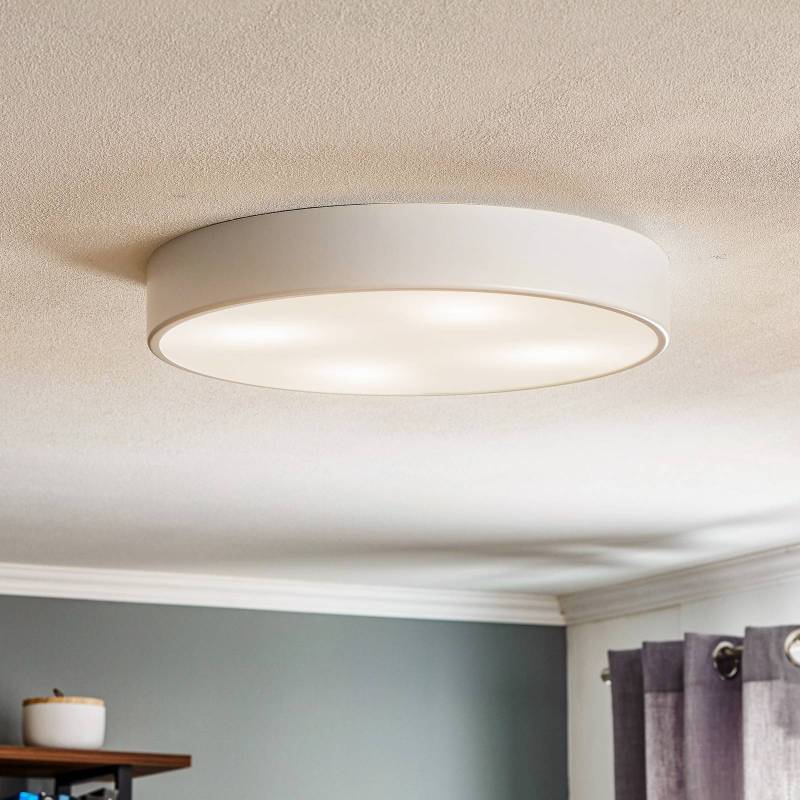Deckenlampe Cleo 500, weiß, Sensor, IP20, Ø 50 cm, Metall von TEMAR LIGHTING