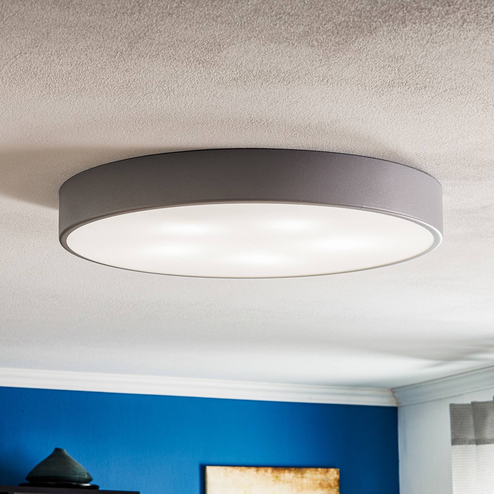 Deckenleuchte Cleo 600, Ø 60 cm grau Deckenleuchte Cleo 600, Ø 60 cm grau von TEMAR LIGHTING