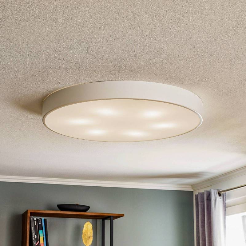 Deckenlampe Cleo 800, weiß, Sensor, IP20, Ø 78 cm, Metall von TEMAR LIGHTING
