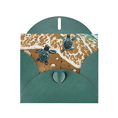 TEMKIN Schildkröten am Strand Dankeskarten, Geburtstagskarten, Valentinstagskarten, Souvenirkarten und Party-Einladungen. von TEMKIN