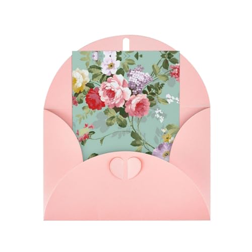 Vintage Floral Flowers Grußkarte Jubiläumskarte Dankeskarte Urlaubskarte Hochzeitskarte Einladungskarte Vintage Floral Flowers Grußkarte Jubiläumskarte Dankeskarte Urlaubskarte Hochzeitskarte Einladungskarte von TEMKIN